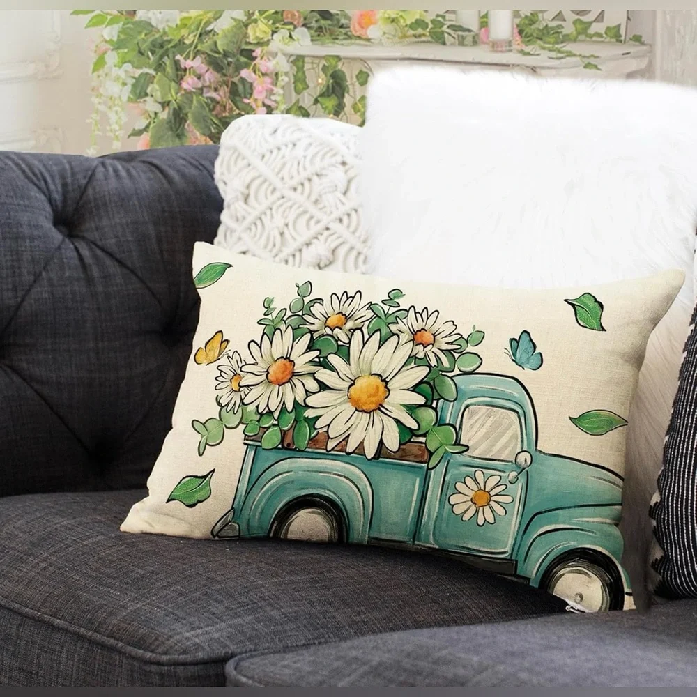 Spring Pillow Covers Set